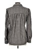 Rails Houndstooth Gray Black Long Sleeve Blouse Size L - photo 2
