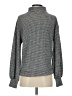 BKE Houndstooth Gray Turtleneck Sweater Size XS - photo 2