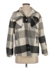 GRAFFITI 100% Polyester Plaid Gray Coat Size XS - photo 1