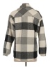 GRAFFITI 100% Polyester Plaid Gray Coat Size XS - photo 2