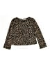 Btween Animal Print Gold Long Sleeve T-Shirt Size 4 - photo 1
