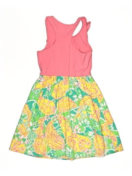 Robe Lilly Pulitzer Pour Fille – Taille XL 12-14, Coton French Terry, Motif Tropical – Occasion Très Bon état