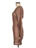 City Studio Metallic Brown Cocktail Dress Size M - photo 5