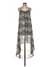 Truth NYC 100% Polyester Paisley Gray Casual Dress Size S - photo 1