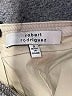 Robert Rodriguez 100% Leather Metallic Silver Leather Skirt Size 2 - photo 4