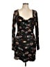 Slate & Willow Paisley Black Cocktail Dress Size 10 - photo 1