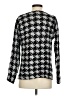 J.Jill 100% Cotton Houndstooth Black Silver Pullover Sweater Size XS - photo 2