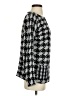 J.Jill 100% Cotton Houndstooth Black Silver Pullover Sweater Size XS - photo 4
