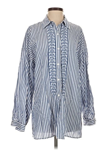 Max Studio Long Sleeve Button-Down Shirt (view 1)