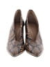 Ann Taylor Animal Print Brown Ankle Boots Size 5 - photo 2