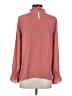 Ann Taylor 100% Polyester Pink Long Sleeve Blouse Size XXS - photo 2