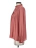 Ann Taylor 100% Polyester Pink Long Sleeve Blouse Size XXS - photo 5
