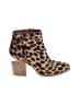 Alexander Wang Animal Print Brown Tan Ankle Boots Size EU 37 1/2 - photo 1