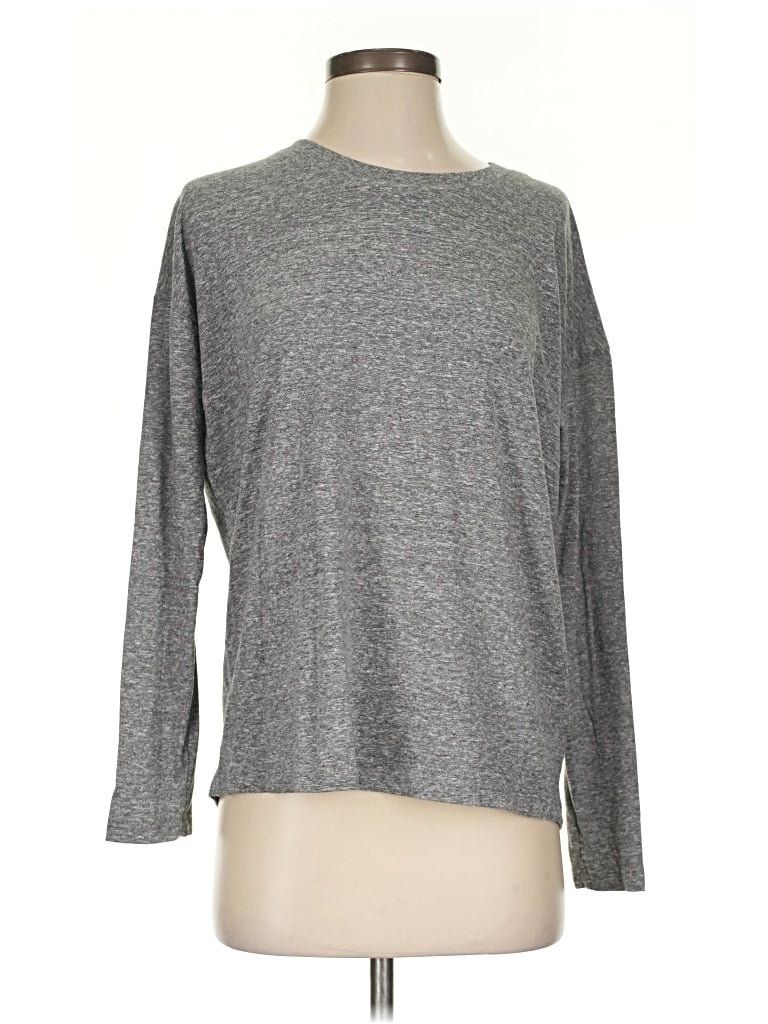 Pre-owned Rivet & Thread Long Sleeve T-shirt In Gray