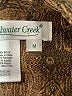 Coldwater Creek Paisley Brown Coat Size M - photo 7