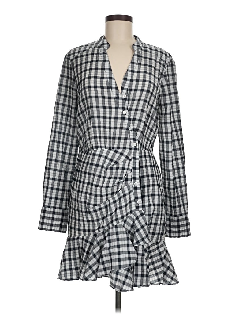 Pre-owned Veronica Beard Jeans Casual Dress In Gray