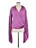 Jonathan Simkhai Purple Long Sleeve Blouse Size 6 - photo 1