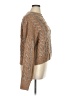 Pinko Tweed Brown Wool Pullover Sweater Size XL - photo 4