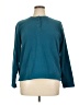 Lands' End 100% Polyester Teal Pullover Sweater Size 14 - 16 - photo 1