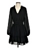 Zara 100% Polyester Solid Black Cocktail Dress Size S - photo 1