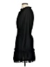Zara 100% Polyester Solid Black Cocktail Dress Size S - photo 5