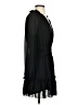 Zara 100% Polyester Solid Black Cocktail Dress Size S - photo 4