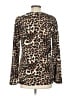 Bibi Animal Print Brown Pullover Sweater Size L - photo 2