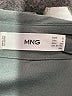 MNG 100% Polyester Metallic Gray Long Sleeve Blouse Size 4 - photo 7