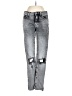 Pilcro Hearts Silver Gray Jeans Size 26 waist - photo 1