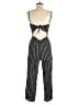 Flynn Skye 100% Rayon Stripes Black Jumpsuit Size S - photo 2