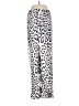 Baja East 100% Polyester Animal Print Silver Casual Pants Size Med (1) - photo 1