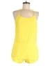 Fabletics 100% Polyester Solid Yellow Romper Size XS - photo 1