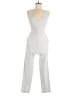 BCBGMAXAZRIA Metallic Silver Jumpsuit Size 2 - photo 1