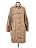 She + Sky 100% Polyester Tan Coat Size S - photo 1