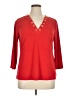 MICHAEL Michael Kors Red 3/4 Sleeve Top Size XL - photo 1