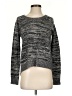 360 Cashmere Metallic Gray Wool Pullover Sweater Size XS - photo 1