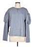 Drew Blue Long Sleeve Blouse Size L - photo 1
