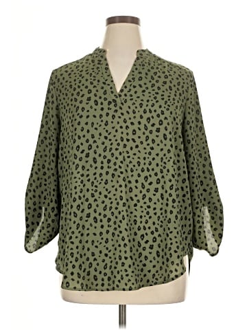 Lush 3/4 Sleeve Blouse (view 1)
