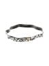 Unbranded Silver Black Belt Size M - photo 1