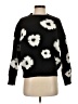 Daisy 100% Polyester Floral Black Pullover Sweater Size S - photo 1