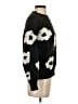 Daisy 100% Polyester Floral Black Pullover Sweater Size S - photo 4