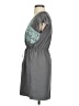Jessica Simpson 100% Polyester Chevron-herringbone Gray Casual Dress Size 4 - photo 5