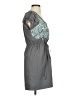Jessica Simpson 100% Polyester Chevron-herringbone Gray Casual Dress Size 4 - photo 4