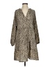 TEMOFON Animal Print Tan Casual Dress Size S - photo 1