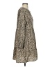 TEMOFON Animal Print Tan Casual Dress Size S - photo 4