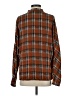 Patrizia Luca 100% Polyester Plaid Brown Long Sleeve Blouse Size XS - photo 2