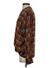 Patrizia Luca 100% Polyester Plaid Brown Long Sleeve Blouse Size XS - photo 5