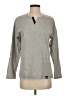 The White Company Gray Long Sleeve Henley Size S - photo 1