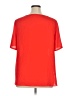 Sejour 100% Polyester Red Short Sleeve Blouse Size 0X - photo 2