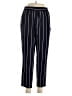 H&M 100% Polyester Stripes Blue Casual Pants Size 8 - photo 1